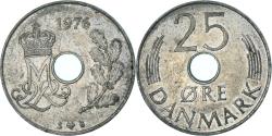 World Coins - Coin, Denmark, 25 Öre, 1976