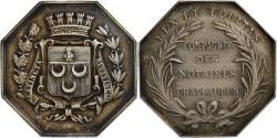 World Coins - France, Token, Notaires de l'Arrondissement de Châteaudun, Silver,