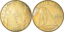 World Coins - France, Token, Touristic token, Lourdes - Benoit XVI, Arts & Culture, 2008, MDP