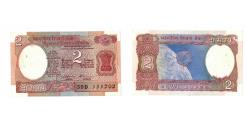 World Coins - Banknote, India, 2 Rupees, 1985-1990, KM:79i, EF(40-45)