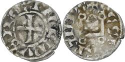World Coins - France, Philip II, Denier, 1180-1223, Saint-Martin de Tours, Silver,