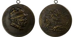 World Coins - France, Medal, Georges Clémenceau aux Armées, 1918, Bronze, Gilbault