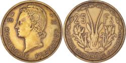 World Coins - Coin, French West Africa, 25 Francs, 1956, , Aluminum-Bronze, KM:7