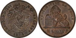 World Coins - Belgium, Leopold II, 2 Centimes, 1874, Brussels, Copper, , KM:35.1