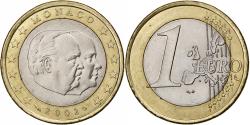 World Coins - Monaco, Rainier III, Euro, 2002, Monnaie de Paris, Bi-Metallic,