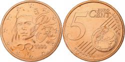 World Coins - France, 5 Euro Cent, BU, 1999, Pessac, Copper Plated Steel, , KM:1284