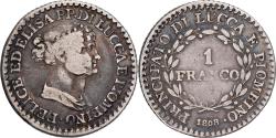 World Coins - Italian States, LUCCA, Felix and Elisa, Franco, 1808, Lucca, Silver,