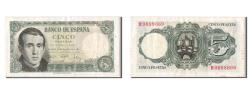 World Coins - Banknote, Spain, 5 Pesetas, 1951, 1951-08-16, AU(50-53)