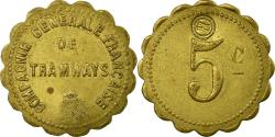 World Coins - Coin, France, Cie Générale Française de Tramways, Le Havre, 5 Centimes