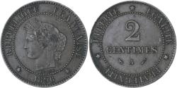 World Coins - Coin, France, Cérès, 2 Centimes, 1896, Paris, , Bronze, KM:827.1
