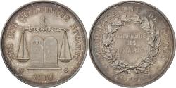 World Coins - France, Token, Notaires de l'Arrondissement de Semur, Côte d'Or, 1867, Silver