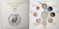 World Coins - Slovenia, 1 cent to 3 euro, BU, 2008, Utrecht,