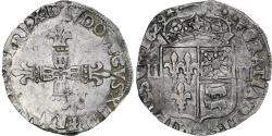 World Coins - France, Louis XIII, 1/4 Ecu de Béarn, 1629, Morlaas, Silver,