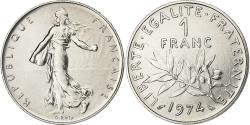 World Coins - France, Franc, Semeuse, 1974, Monnaie de Paris, FDC, Nickel,