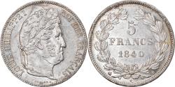 World Coins - Coin, France, Louis-Philippe, 5 Francs, 1840, Rouen, , Silver