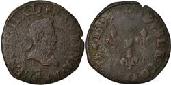 World Coins - Coin, France, Henri IV, Double Tournois, 1591, Tours, , Copper, CGKL:242