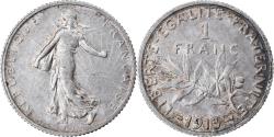 World Coins - Coin, France, Semeuse, Franc, 1913, Paris, , Silver, KM:844.1