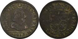 World Coins - Coin, FRENCH STATES, Charles de Gonzague, Liard, 1612, Charleville,