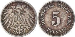 World Coins - Coin, GERMANY - EMPIRE, 5 Pfennig, 1906
