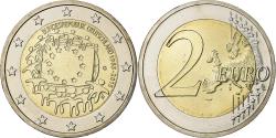 World Coins - Germany, 2 Euro, 2015, Karlsruhe, 30 ans   Drapeau européen,