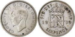 World Coins - Great Britain, George V, 6 Pence, 1939, , Silver, KM:832