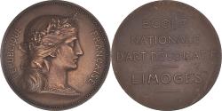 World Coins - France, Medal, Ecole Nationale d'Art Décoratif, Limoges, Dupuis.D,