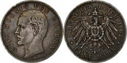 World Coins - German States, BAVARIA, Otto, 5 Mark, 1907, Munich, Silver, , KM:915