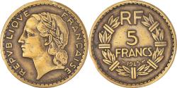 World Coins - Coin, France, Lavrillier, 5 Francs, 1945, Paris, , Aluminum-Bronze