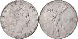 World Coins - Italy, 50 Lire, 1964, Rome, Stainless Steel, , KM:95.1