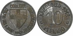 World Coins - Germany, Stadt Coblenz, 10 Pfennig, 1918, , Iron