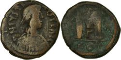Ancient Coins - Coin, Justin I, Follis, 518-527, Constantinople, , Copper, Sear:62