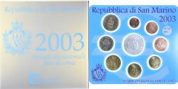 World Coins - San Marino, Set 1 ct. - 5 Euro, Série Divisionnelle, 2003, Coin card.FDC