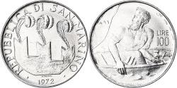 World Coins - Coin, San Marino, 100 Lire, 1972, Rome, FDC, , Steel, KM:20