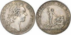 World Coins - France, Token, Louis XV, Trésor Royal, 1758, Silver,