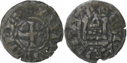 World Coins - France, Philip II, Denier, 1180-1223, Saint-Martin de Tours, Billon,