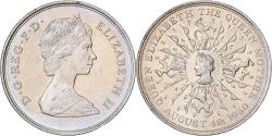 World Coins - Great Britain, Elizabeth II, 25 New Pence, 80th Birthday of Queen Mother, 1980