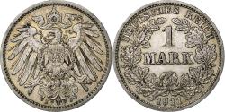 World Coins - GERMANY - EMPIRE, Wilhelm II, Mark, 1911, Hambourg, Silver, , KM:14