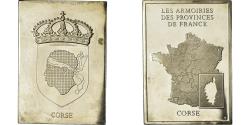 World Coins - France, Medal, Les Armoiries des Provinces de France, Corse, 1976,