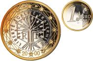 World Coins - France, Euro, 2000, Paris, Proof, , Bi-Metallic, Gadoury:7, KM:1288