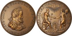 World Coins - France, Medal, Henri IV et Marie de Médicis, Bronze, Restrike,