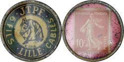 World Coins - France, Fils JTPF - Lille, 10 Centimes, Timbre-Monnaie, , Aluminium