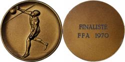 World Coins - France, Medal, Fédération Française d'Athlétisme, 1970, Bronze,