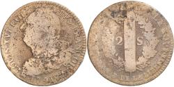 World Coins - Coin, France, Louis XVI, 2 Sols, 1791, Paris, , Copper, Gadoury:25