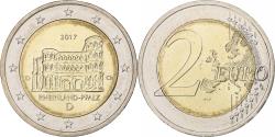 World Coins - Germany, 2 Euro, Rheinland-Pfalz, 2017, Munich, Bi-Metallic,