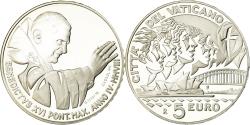 World Coins - Vatican, Pape Benoit XVI, 5 Euro, Journée de la jeunesse, 2008,