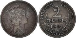 World Coins - Coin, France, 2 Centimes, 1913
