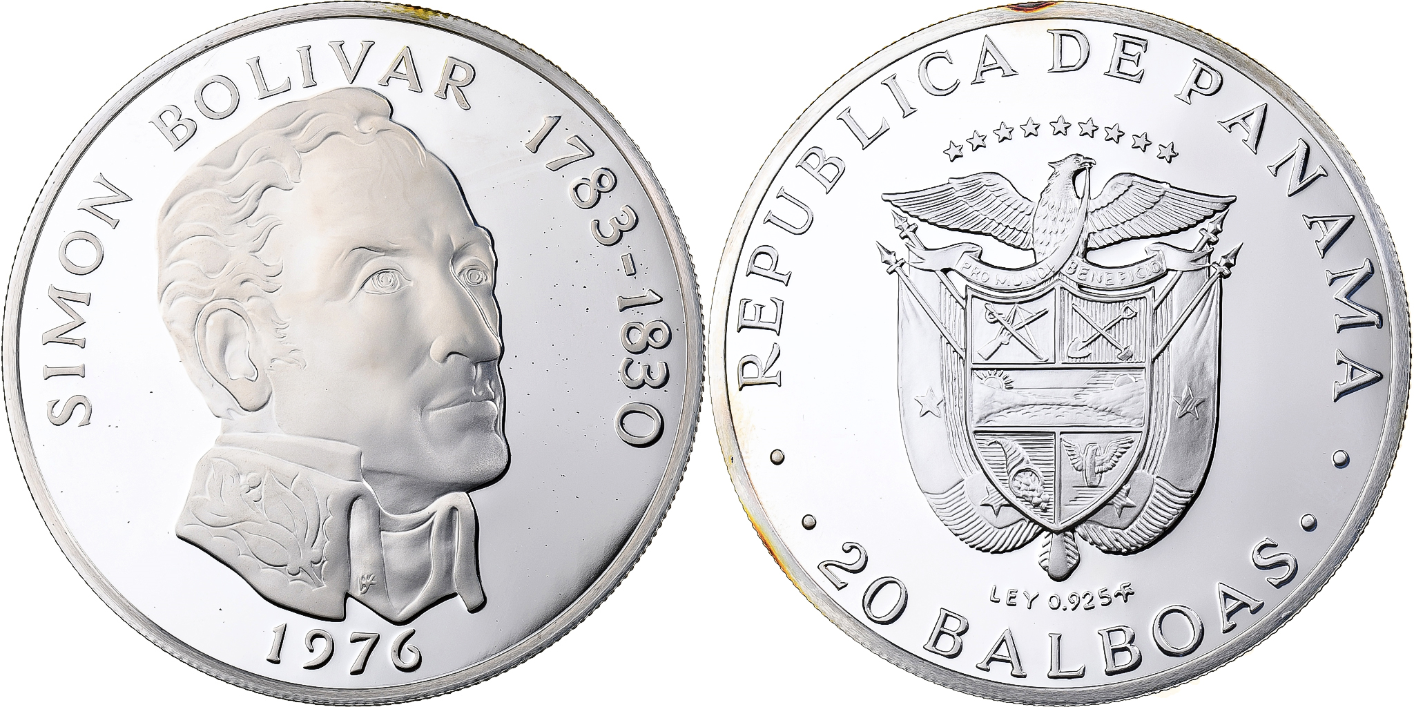 CA0607936 ☆ 1円～！ SIMON BOLIVAR シモン ボリバル パナマ共和国 20