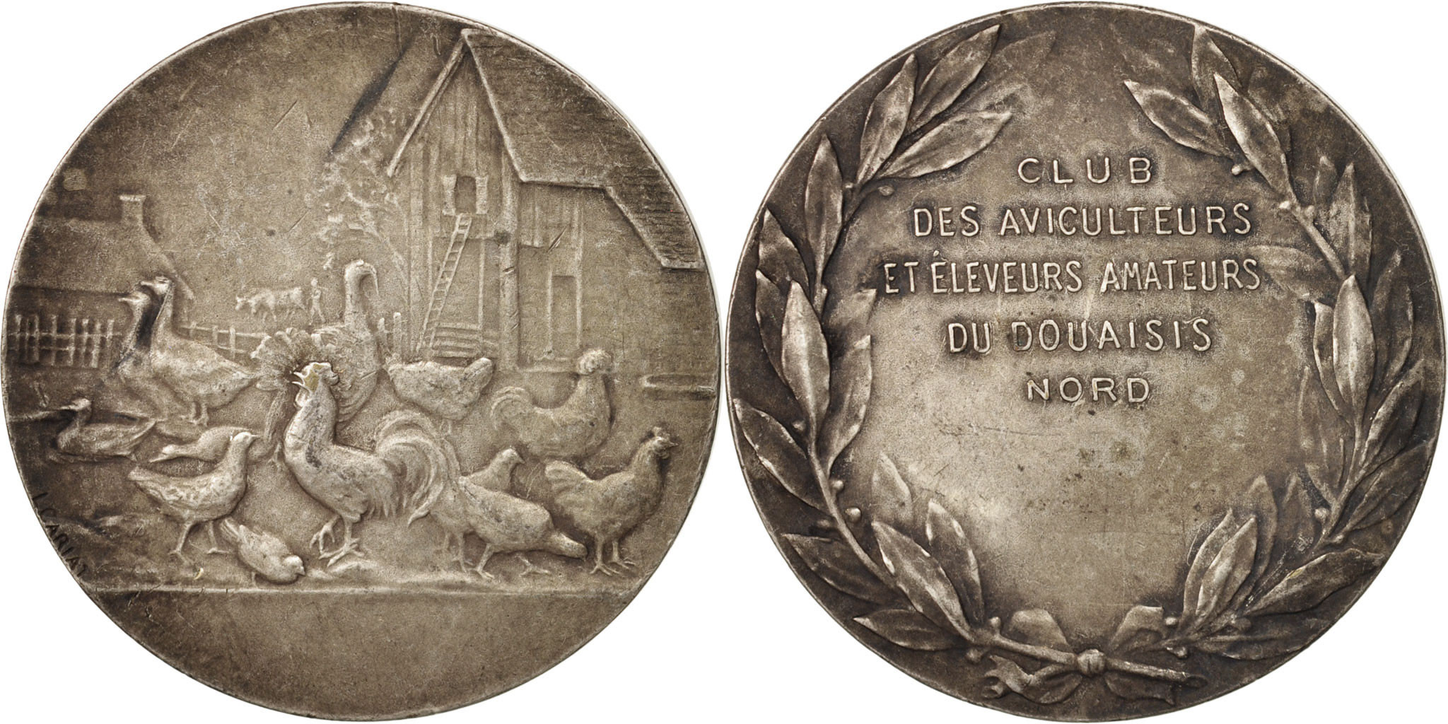 France, Medal, Club des aviculteurs et éleveurs amateurs du Douaisis