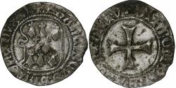 World Coins - Duchy of Brittany, François II, Blanc à la targe, 1484-1488, Nantes, Billon