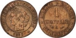World Coins - France, Centime, Cérès, 1885, Paris, Bronze, , Gadoury:88, KM:826.1